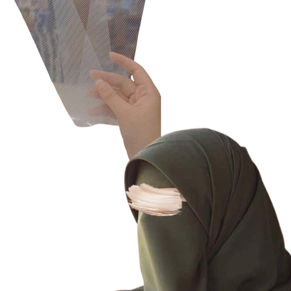 مسطرة تثبيت الحجاب